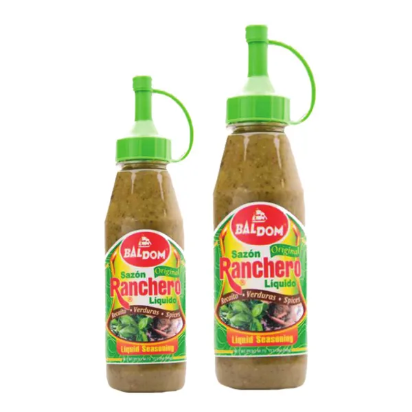Baldom Ranchero Sazón Liquido Verduras 15 oz & 29 oz