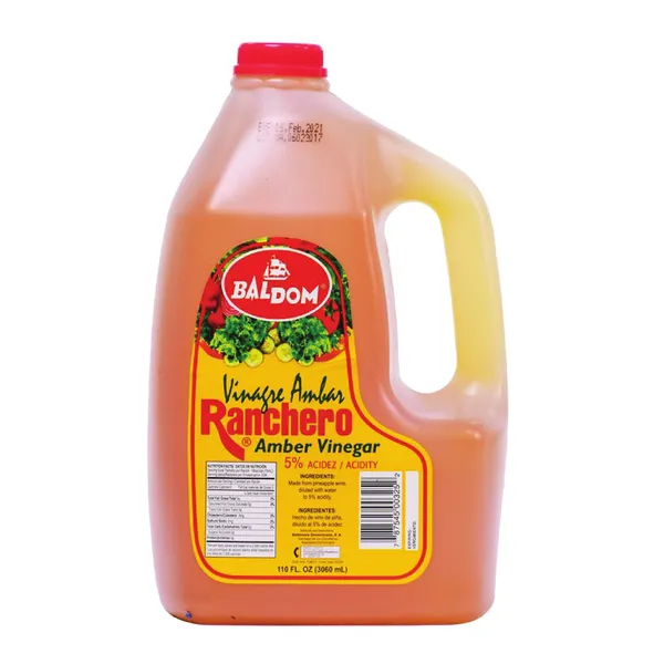 Baldom Ranchero Vinagre Ambar 110 oz