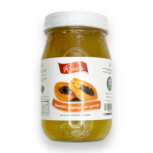 Rottis Sweet Papaya in Syrup (dulce de lechoza)