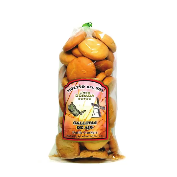 Molino Del Sol Galletas De Ajo 24/142grs